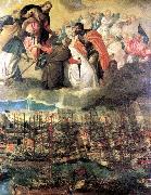 VERONESE (Paolo Caliari) Battle of Lepanto er oil on canvas